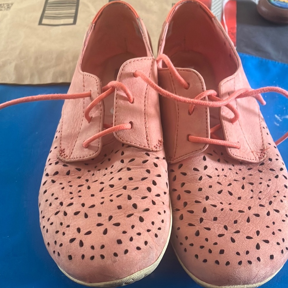 Merrell Dress Shoes with Floral Cutouts 6